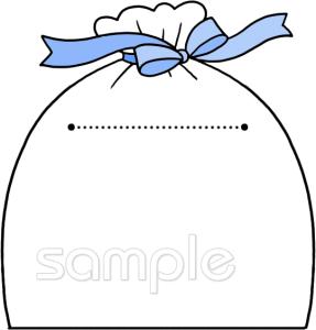 社会福祉施設向けミニメッセージカード無料イラストお試しフリー素材(カット)