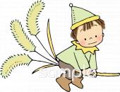 社会福祉施設向けネコジャラシ無料イラストお試しフリー素材(カット)