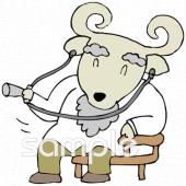 社会福祉施設向けお医者さん 診察無料イラストお試しフリー素材(カット)