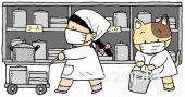 社会福祉施設向け給食室無料イラストお試しフリー素材(カット)