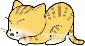 社会福祉施設向け猫無料イラストお試しフリー素材(カット)