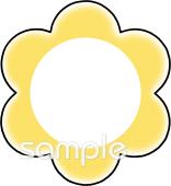 社会福祉施設向け壁面 文字枠無料イラストお試しフリー素材(カット)