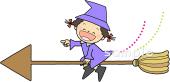 社会福祉施設向け魔法使い 矢印無料イラストお試しフリー素材(カット)