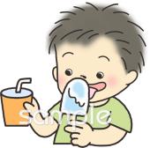 中学・高校向けアイスキャンディー無料イラストお試しフリー素材(カット)