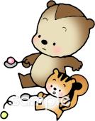 中学・高校向けお玉リレー無料イラストお試しフリー素材(カット)