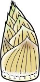 中学・高校向けたけのこ無料イラストお試しフリー素材(カット)