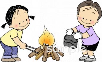 中学・高校向け飯ごう炊さん 子ども無料イラストお試しフリー素材(カット)