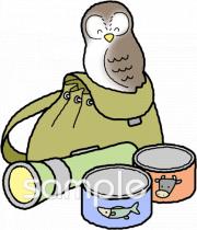 中学・高校向け防災グッズ無料イラストお試しフリー素材(カット)