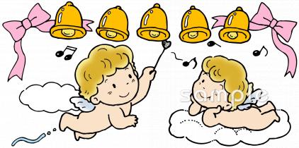 中学・高校向け天使無料イラストお試しフリー素材(カット)