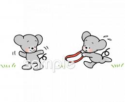 中学・高校向けたすきリレー無料イラストお試しフリー素材(カット)