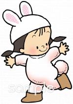 中学・高校向け学芸会 着ぐるみ無料イラストお試しフリー素材(カット)