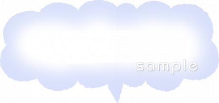 中学・高校向け吹き出し無料イラストお試しフリー素材(カット)