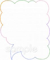 中学・高校向けフキダシ無料イラストお試しフリー素材(カット)