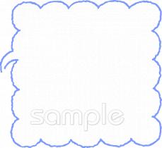 中学・高校向けフキダシ無料イラストお試しフリー素材(カット)