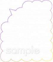 中学・高校向けフキダシ無料イラストお試しフリー素材(カット)