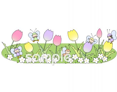 中学・高校向け春の花無料イラストお試しフリー素材(カット)