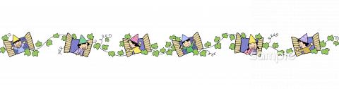 中学・高校向け飾りライン 開いた窓無料イラストお試しフリー素材(カット)