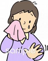 中学・高校向け泣き顔無料イラストお試しフリー素材(カット)