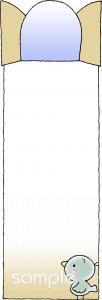 中学・高校向け小鳥 窓無料イラストお試しフリー素材(カット)