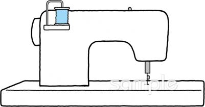 中学・高校向けミシン無料イラストお試しフリー素材(カット)