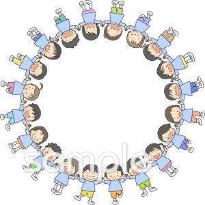 中学・高校向け発表会 フレーム 飾り無料イラストお試しフリー素材(カット)