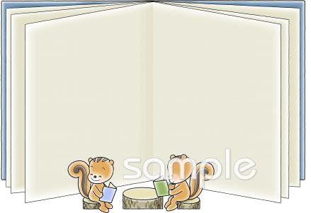 中学・高校向け図書館 お知らせ無料イラストお試しフリー素材(カット)