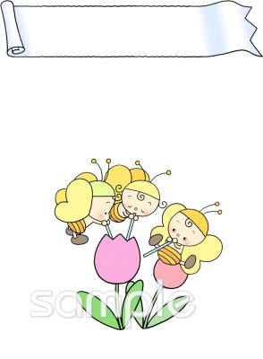 中学・高校向けちょうちょ 花無料イラストお試しフリー素材(カット)