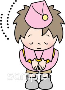 中学・高校向けごめんなさい無料イラストお試しフリー素材(カット)
