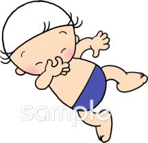 中学・高校向け息を止める無料イラストお試しフリー素材(カット)