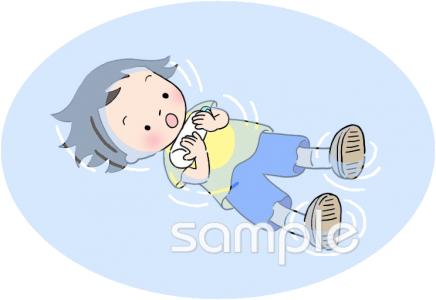 中学・高校向け着衣水泳 ペットボトル無料イラストお試しフリー素材(カット)