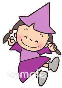 中学・高校向け11月の壁面飾り無料イラストお試しフリー素材(カット)