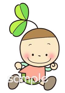 中学・高校向け4月の壁面飾り無料イラストお試しフリー素材(カット)