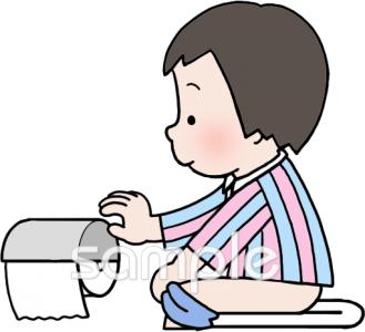 中学・高校向け子ども トイレ無料イラストお試しフリー素材(カット)