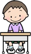 中学・高校向け授業 男の子無料イラストお試しフリー素材(カット)