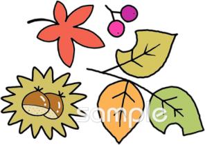 中学・高校向けちいさい秋無料イラストお試しフリー素材(カット)
