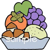 中学・高校向け秋 収穫無料イラストお試しフリー素材(カット)