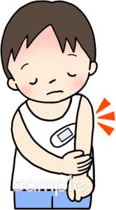 中学・高校向け検温 発熱無料イラストお試しフリー素材(カット)