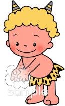 中学・高校向け手洗い 赤鬼無料イラストお試しフリー素材(カット)