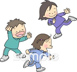 中学・高校向け子ども 遊ぶ無料イラストお試しフリー素材(カット)