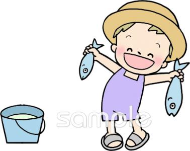 中学・高校向け7月のプリント無料イラストお試しフリー素材(カット)