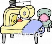 中学・高校向け縫い物無料イラストお試しフリー素材(カット)