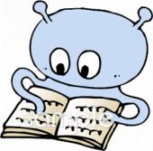 中学・高校向け宇宙人無料イラストお試しフリー素材(カット)