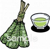 中学・高校向けちまき無料イラストお試しフリー素材(カット)