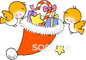 中学・高校向けクリスマス会無料イラストお試しフリー素材(カット)