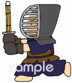 中学・高校向け剣道無料イラストお試しフリー素材(カット)