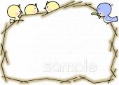 中学・高校向け子育て 鳥無料イラストお試しフリー素材(カット)