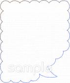 中学・高校向けフキダシ無料イラストお試しフリー素材(カット)