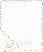 中学・高校向けフキダシ無料イラストお試しフリー素材(カット)