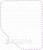 中学・高校向けフキダシ無料イラストお試しフリー素材(カット)