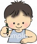 中学・高校向け硬筆無料イラストお試しフリー素材(カット)